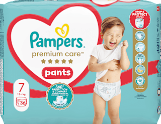 jumbo pack pelene-gaćice vel. 7 (15+ kg) Pampers Premium Care
