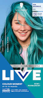Haartönung Colour Moment 97 Sea Mermaid Schwarzkopf LIVE