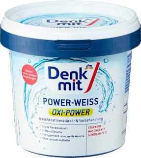 Odplamiacz do białych tkanin Oxi Power  Denkmit