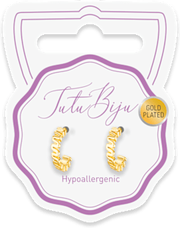 Orecchini Ring oro, 2pz Tutu Biju