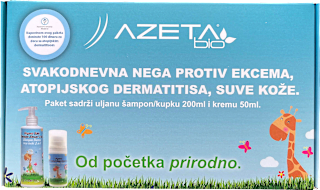 Paket za ekcem i suvu kožu, 0+ meseci AZETA bio