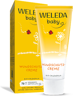 Natúr popsikrém babáknak, bio körömvirágos WELEDA baby