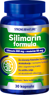 Silmarin formula - očuvanje normalne fukcije jetre i digestivnog trakta STRONG NATURE