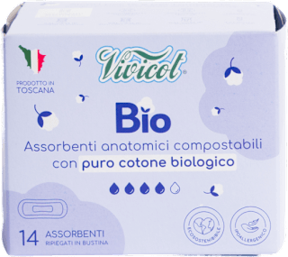 Assorbenti Bio anatomici ripiegati Vivicot