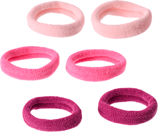 Haargummis weich mini, rosa ebelin