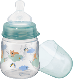 Babyflasche Weithals türkis, 150 ml babylove