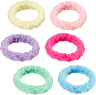 Haargummis Regenbogenfarben ebelin