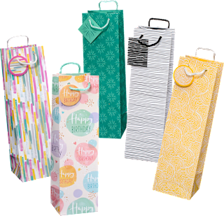 Poklon vrećica za boce s čestitkom, više vrsta Profissimo