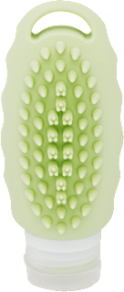 Tároló flakon utazáshoz, masszázskefével, 90 ml DEL