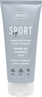 Tusfürdő és sampon 2in1 Sport up ziaja