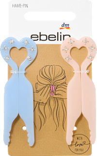 Haar-Pins, pastell ebelin