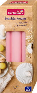 Leuchterkerzen rosa Profissimo