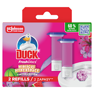 Fresh Discs WC-öblítő korong utántöltő Hibiscus hyperspace illattal DUCK
