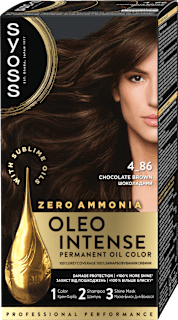 Боя за коса - Nr. 4-86 Шоколадово кафяв syoss Oleo Intense