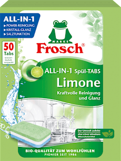 Spülmaschinen-Tabs Limone All-in-1 Frosch