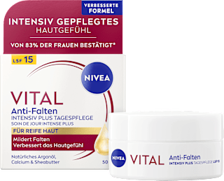 Tagescreme Vital Anti-Falten Intensiv Plus LSF15 NIVEA