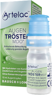 Artelac AUGEN TRÖSTER MDO Erfrischende Befeuchtung und Linderung gereizter Augen Mit Hydrolaten von Kamille,Zaubernuss und  Augentrost Artelac