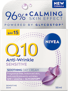 Dnevna krema za lice Q10 Anti-Wrinkle Sensitive, SPF 15 NIVEA