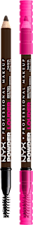 Svinčnik za obrvi Powder Louder, 08 Deep Brown NYX PROFESSIONAL MAKEUP