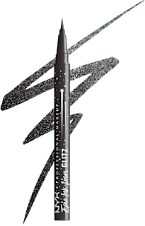 Tekoče črtalo za oči Epic Ink Glitz, 06 Graphite Glitz NYX PROFESSIONAL MAKEUP