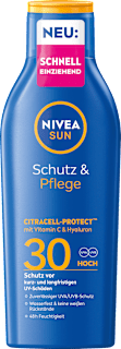 Sonnenmilch Schutz und Pflege LSF 30 NIVEA SUN