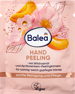 Peeling pentru mâini cu ulei de trandafir sălbatic & caise Balea