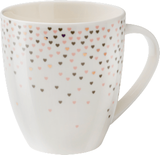 Kaffeebecher Jumbo Herzchen (520 ml) Dekorieren & Einrichten
