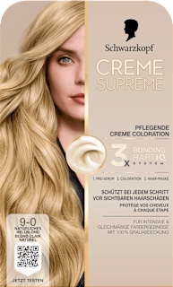 Haarfarbe 9-0 Natürliches Hellblond Schwarzkopf CREME SUPREME