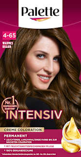 Haarfarbe 4-65 Warmes Braun Palette Intensive Color Creme