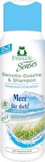 Duschgel & Shampoo sensitiv Meeresmineralien "Meer für dich!" Frosch Senses