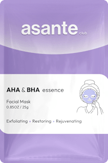 Textilná pleťová maska AHA & BHA essence ASANTE