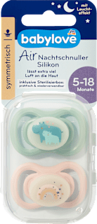 noční silikonový dudlík Air, 5-18m babylove