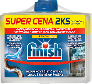 čistič myčky Lemon Sparkle 2x250 ml Finish