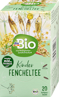 Kindertee, Fenchel (20 Beutel), ab 3 Jahren  dmBio
