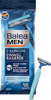 Jednorazowe maszynki do golenia z podwójnym ostrzem Balea MEN