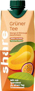 Früchtetee-Mischung Grüner Tee Mango und Maracuja Geschmack share
