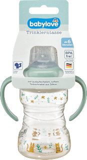 Trinklernflasche grün 260 ml  babylove
