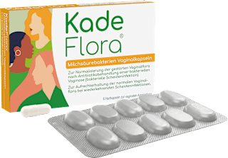 KadeFlora Milchsäurebakterien Vaginalkapseln, Hartkapseln zur vaginalen Anwendung KadeFlora