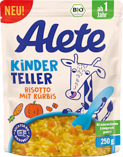 Kinderteller Risotto mit Kürbis ab 1 Jahr Alete