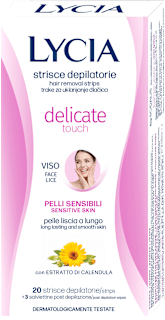 Депилиращи ленти за лице за чувствителна кожа LYCIA