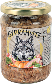 Храна за кучета с пиле, зеленчуци и ориз БУРКАНИТЕ