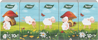 papírové kapesníky hygienické, 10x10 ks Tento