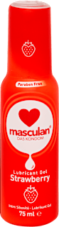 Pumpás síkosító gél Strawberry Masculan