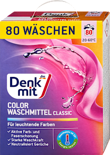 Colorwaschmittel Pulver Denkmit