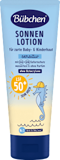Sonnenmilch Kids sensitiv LSF 50+, parfümfrei Bübchen