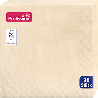 Speiseserviette Champagner (33x33 cm) Profissimo