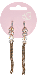 Naušnice – viseće, zlatne ACCESSOIRES