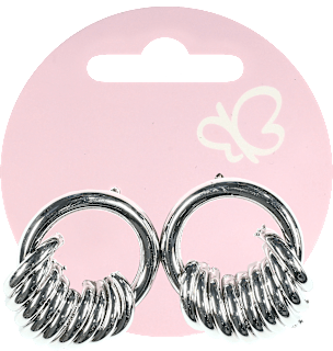 Naušnice – ring, srebrne ACCESSOIRES