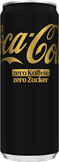 Erfrischungsgetränk Cola Zero Zucker Zero Koffein Coca-Cola