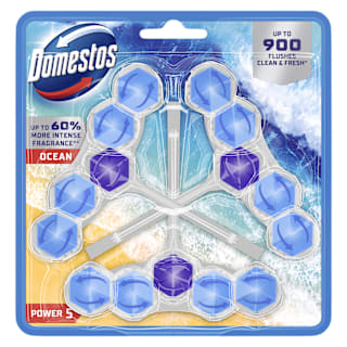Power 5 Ocean osvježivač za WC školjku Domestos